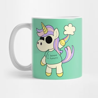 I Believe In Humans Alternate Mug